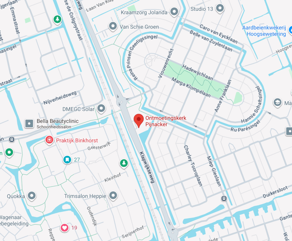 Ontmoetingskerk Pijnacker - Google Maps